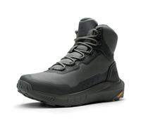 NORTIV 8 Men's Tactical Hiking Boot Lightweight Cushion Sole Boots for Work All Day Side Zipper Motorcycle Combat Military Boot Arch Support 8 Inches Terrascope,Size 11,Grey,NMUMMT2503