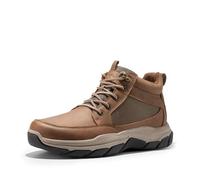 NORTIV 8 Men's Walking Boots Lightweight Breathable Durable Leather Upper Fashion Casual Chukka Ankle Boots Outdoors Hiking & Trekking Footwear,Size 9.5,Light Brown,SNHB2411M