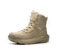 NORTIV 8 Men's Waterproof Tactical Work Winter Boots Cushion Sole Lightweight Leather Non-Slip Combat Boots with Arch Support for Military Motorcycle Hiking HydroRange,Size 7,Sand,NMUMMT2502