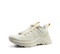 NORTIV 8 Women's Lightweight Walking Shoes Quick Laces Low Rise Hiking Shoes Outdoors Sneakers,Size 5,Beige,SNHS239W