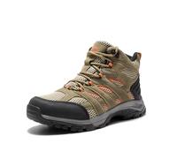 NORTIV 8 Women's Waterproof Hiking Boots Outdoor Trekking Mid Backpacking Mountaineering lightweight boots,Size 8,Brown/Orange,SNHB2212W