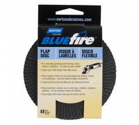 Norton 20X High Performance Abrasive Flap Disc Type 27 Threaded Hole Fiberglass Backing Zirconia Alumina 4-1/2"""" Dia. 40 Grit (Pack of 1)