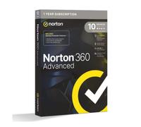 Norton 360 Advanced, 10 Device, 200GB Cloud Storage, PC, Mac, iOS & Android, 1 Y