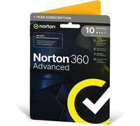 Norton 360 Advanced 1x 10 Device. 1 Year Retail Licence - 200GB Cloud