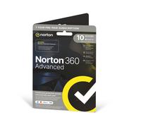 Norton 360 Advanced 2023 | 10 Devices and 12 Month Subscription with Automatic Renewal, Includes Secure VPN and Password Manager, PC/Mac/iOS/Android | 1 User | Activation Code by Post
