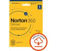 Norton 360 Deluxe 2022. Antivirus Software for 5 Devices. 1-year Subsc