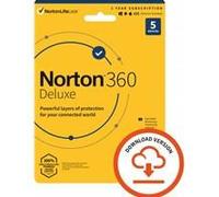 Norton 360 Deluxe 2022, Antivirus Software for 5 Devices, 1-year Subscription, Includes Secure VPN