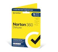 Norton 360 Deluxe 2023, Antivirus software for 5 Devices and 1-year subscription with automatic renewal, Includes Secure VPN and Password Manager, PC/Mac/iOS/Android, Activation Code by Post