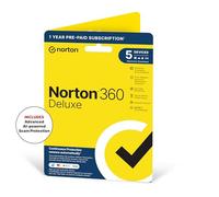 Norton 360 Deluxe 2026| 5 Devices | 1-year subscription with automatic renewal| Activation Code by Post