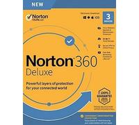 Norton 360 Deluxe - (3 Devices, 1 Year) - NortonLifeLock Key EUROPE