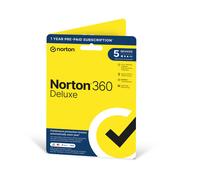 Norton 360 Deluxe 5 Devices 1 Year Subscription with Auto Renewal