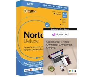 Norton 360 Deluxe - Total Online Safety + Extra Storage