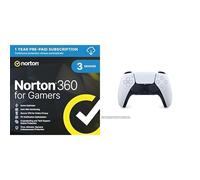 Norton 360 for Gamers 2025, Antivirus software 3 Devices and 1-year subscription with automatic renewal & Turtle Beach Recon Controller Black - Xbox Series X|S, Xbox One and PC