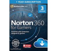Norton 360 for Gamers (PC, Android, Mac, iOS) 3 Devices, 1 Year - NortonLifeLock Key - EUROPE