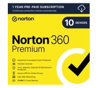 Norton 360 Premium - 10 Devices - 1 Year (Download)