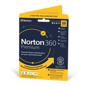Norton 360 Premium | 10 Devices | 1 Year Subscription with Automatic Renewal | Includes Secure VPN and Password Manager | PCs, Mac, Smartphones and Tablets