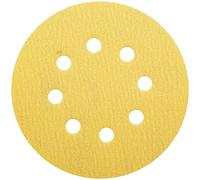 Norton 5 in. Gold Reserve Paper H&L Disc P180 Grit A296 AO