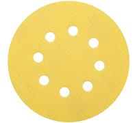 Norton 5 in. Gold Reserve Paper H&L Disc P220 Grit A296 AO