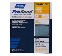 Norton Abrasives - St. Gobain, ProSand 9 in. x 11 in., Sanding Sheets 400G - 20 Pack