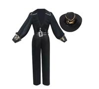 Norton Campbell Cosplay Costume Men Black Explorer Uniform Full Set Anime Clothes Game Character Role Play Outfits Anime Carnival Party Halloween Costume