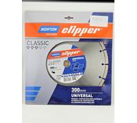 Norton Clipper 300mm Universal Diamond Cutting Blade Concrete Brick Tile
