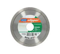 Norton Clipper Classic Ceramic Diamond Blade 115 x 22.23mm Green