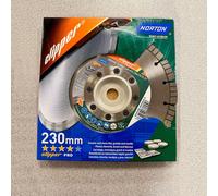 Norton Granit Turbo Laser Diamond Blade - 230mm x 22mm bore 70184629653
