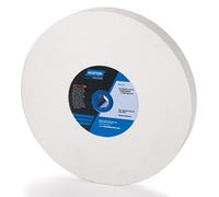 Norton Premium White Bench and Pedestal Abrasive Wheel, Type 01 Straight, Aluminum Oxide, 1" Arbor, 8" Diameter, 1" Thickness, Fine 100 Grit (Pack of 1)