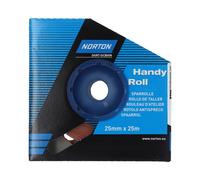 Norton R222 Cloth Handy Roll 25mm x 25000mm P320 Grit (Box of 1)