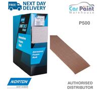 Norton Rotolo Sanding Foam P500 Perforated Rolls Soft Abrasive Sheets 115x25m