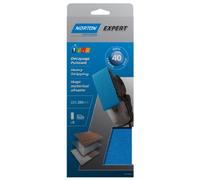 Norton Sanding Strips for Electric Sander 115 x 280 mm Non-Perforated Grain Size 40 Pack of 8