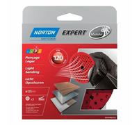 Norton Self-Adhesive Pex Sanding Discs 120 grit(Set of 5)
