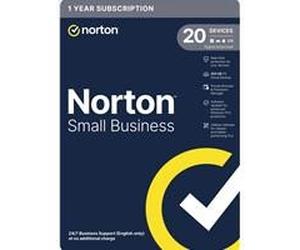 Norton Small Business, Antivirus Software, 20 Devices, 1-year Subscription, Includes 250GB of Cloud Storage, Dark Web Monitoring