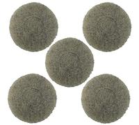 Norton Ultra Grizzly 5 Pack 7-3/4" Diameter Hog's Hair Burnishing Pads for Commercial, Industrial Applications