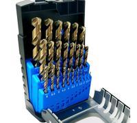NORTOOLS Cobalt Drill Bit Set,25 PCS(1.0mm-13.0mm) Drill Bit Sets Hss-G M35 Cobalt 5% DIN338 Metal Drill Set for Stainless Steel,Hard Metal, Cast Iron with Storage Box