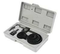 NORTOOLS Hole Saw Sets, Includes 8PCS 19-64 mm Hole Saws Kit,2 Mandrels,1 Hex Key|Precision-cut Teeth，Perfect for Drilling Soft Wood PVC Board Plastic Plate