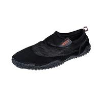 NORTY Mens Big Sizes 13-17 Aqua Sock Wave Water Shoes - Waterproof Slip-Ons for Pool, Beach and Sports, Black, 18