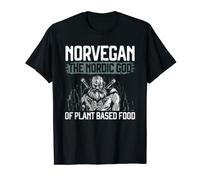 Norvegan The Nordic God Of Plant Based Food Viking Vegan T-Shirt