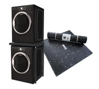 Norvic® Handy Stand - Freestanding Worktop & Washing Machine Stand +1 Anti-Vibration Mat (600×600×8mm) | Multi-Purpose Appliance Stacking Kit for Utility Room, Garage, or Kitchen - 500KG Steel Frame