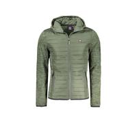 NORWAY 1963 quilted-panel marl-effect hooded jacket - Green S-M-L-XL-XXL-XXXL