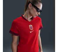 Norway 2025 Stadium Home (Women's Team) Women's Nike Dri-FIT Soccer Replica Jersey - Red - Polyester XXL (UK 24-26)