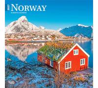 Norway 2027 12 X 24 Inch (Hanging) Monthly Square Wall Calendar Plastic-Free: Original BrownTrout-Kalender [Mehrsprachig] [Kalender]