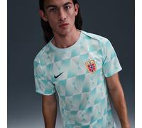 Norway Academy Pro Men's Nike Dri-FIT Football Pre-Match Short-Sleeve Top - Blue - Polyester XXL