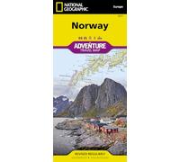 Norway Adventure Map - National Geographic Adventure Travel Map: 1:975000
