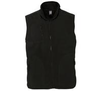 Norway Anti-Pill Fleece Bodywarmer Gilet SOL'S Black 4XL