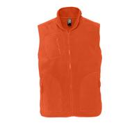 Norway Anti-Pill Fleece Bodywarmer Gilet SOL'S Orange S