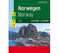 Norway atlas spir. + Europa: Wegenatlas schaal 1 :2 50.000 - 1:400.000 (F&B Atlassen)