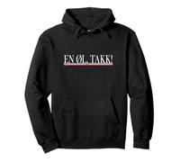 Norway - Beer Shirt En Øl, Takk Norwegian Fun Souvenir Pullover Hoodie