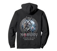 Norway Bloodline Norse DNA Scandinavian Ancestry Viking Pullover Hoodie