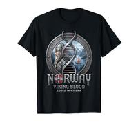 Norway Bloodline Norse DNA Scandinavian Ancestry Viking T-Shirt